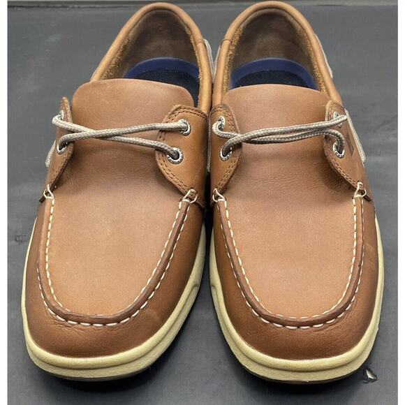 Sperry Top-Sider Intrepid 2 Eye Brown Leather Boat Shoes Mens 10 Fast Shipping main image 10